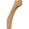 Ekena Millwork 4"W x 20"D x 32"H Legacy Rough Sawn Knee Brace, Western Red Cedar BRC04X20X32LEC00RWR - alternate 1